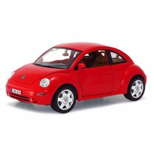1998 Volkswagen New Beetle - Escala 1:18 - Bburago - Miniaturas de